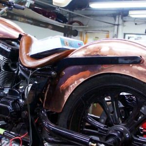 Stones cycle special - 09 copper custom motorcycle